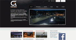 Desktop Screenshot of genetec.be