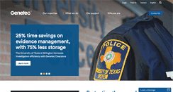 Desktop Screenshot of genetec.com