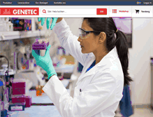 Tablet Screenshot of genetec.se